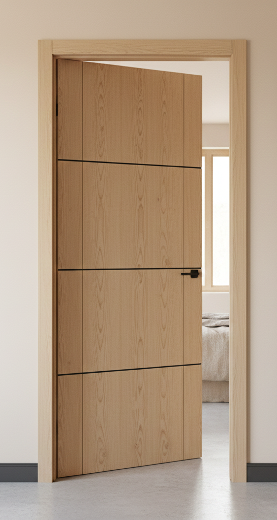 Porte Scandinave à Bandes Fines