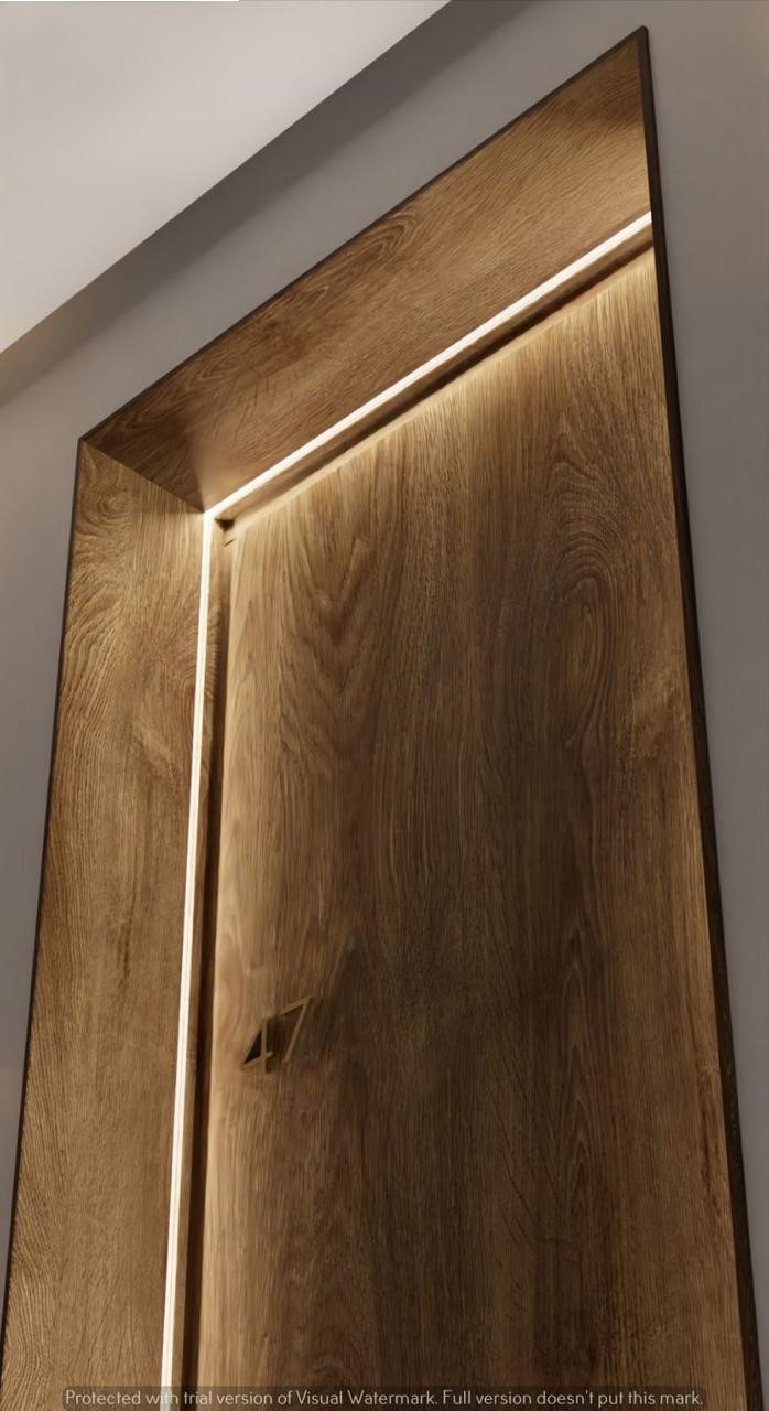 Porte Bois Lumineuse à LED