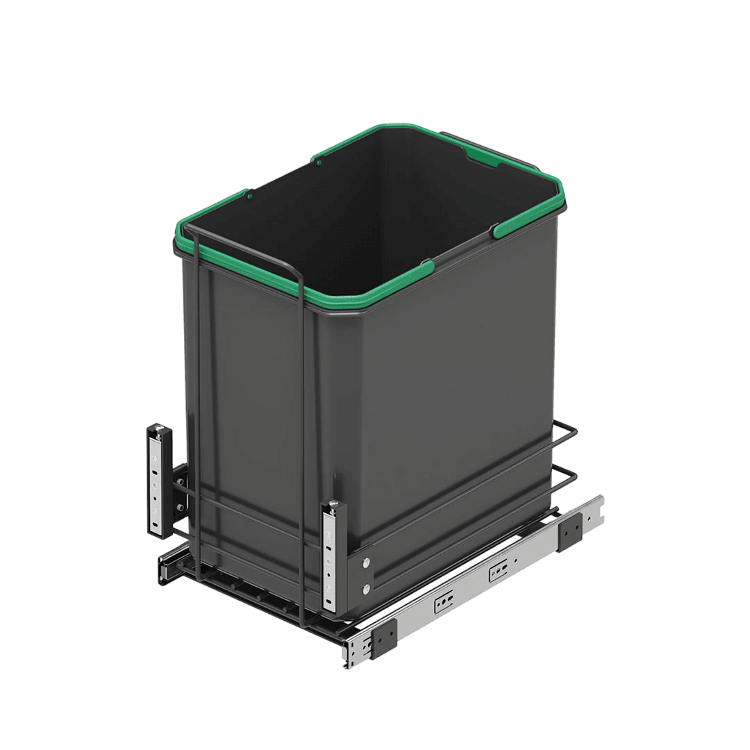 Poubelle coulissante 35L détachable