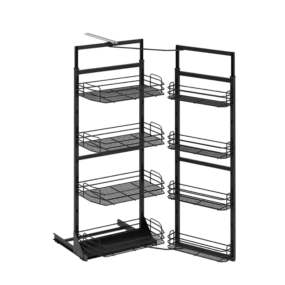 Ensemble Garde-manger double – 6 paniers, Fond fil