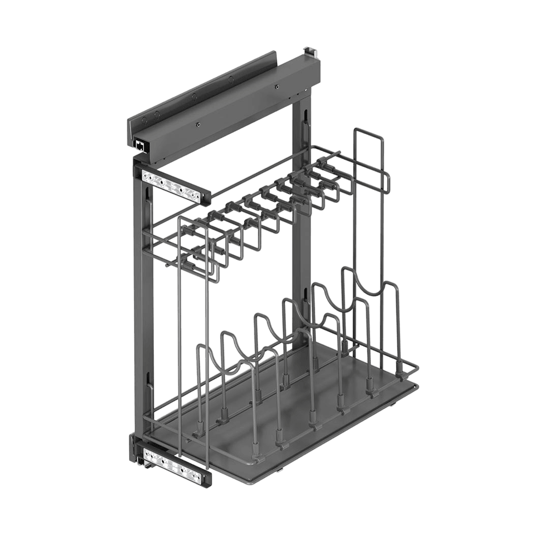 Porte-casserole coulissante 450 mm, Gauche et droite 